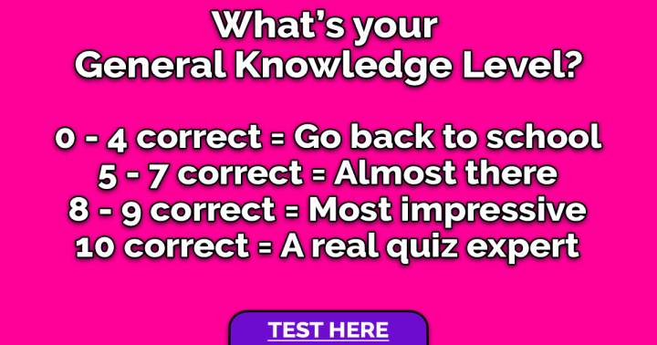 General Knowledge Test