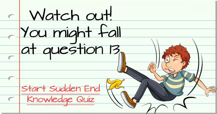 Banner for Sudden End Knowledge Quiz