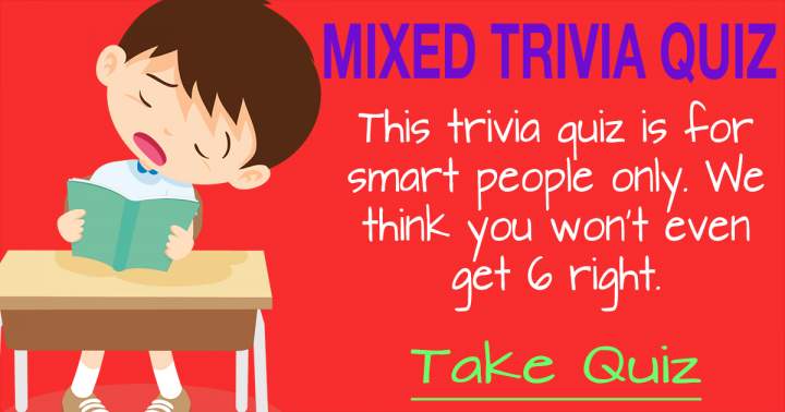 Banner for Mixed Trivia Quiz