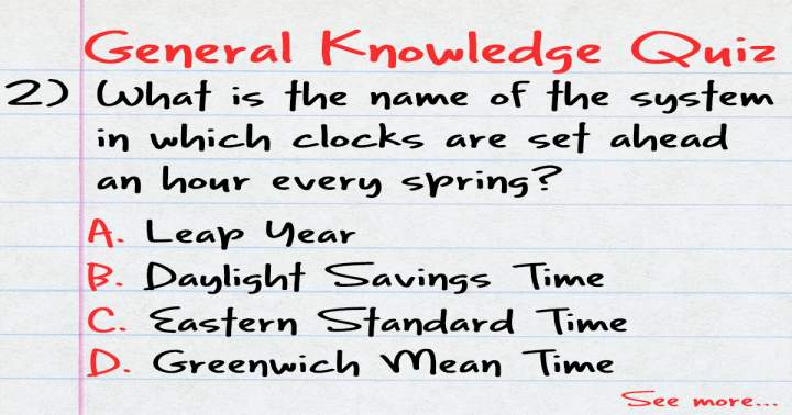 General Knowledge Quiz