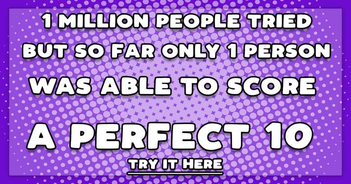 Banner for Are you smarter than 1 million people? Prove it!