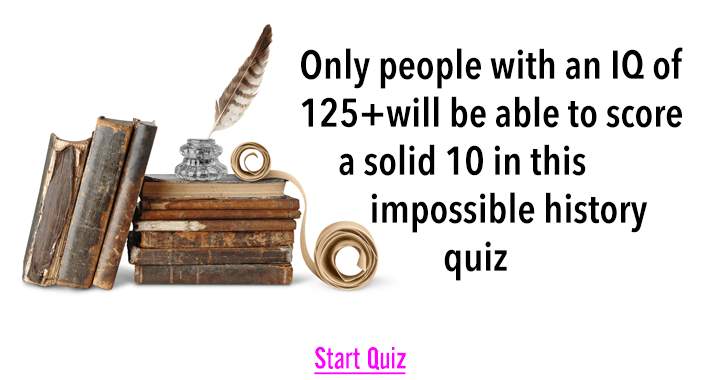 Genius History Quiz