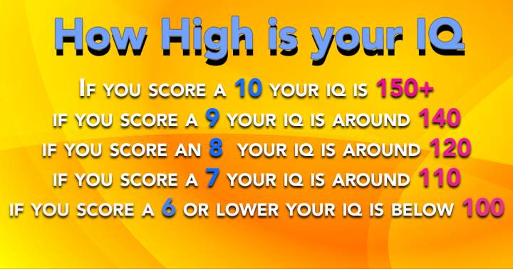 Play Our Intelligence Test