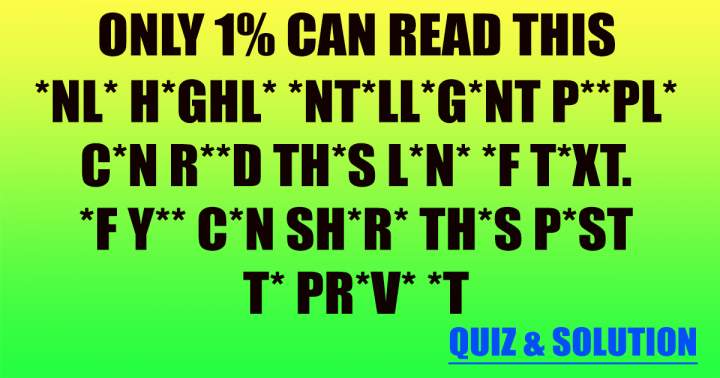 General Knowledge Quiz