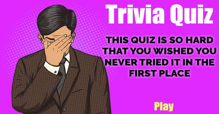 Play This Trivia Quiz