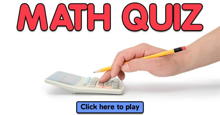 Banner for Math Quiz