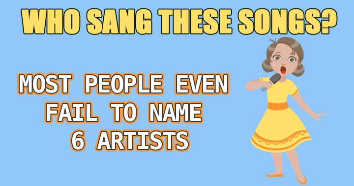 Do you think you know more than 4 of these artists? 