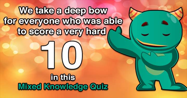 Mixed Knowledge Quiz