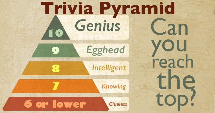 Can you reach the top of this Pyramid in this  general knowledge trivia?