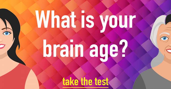 10 Questions To Test The Age Of Your Brain