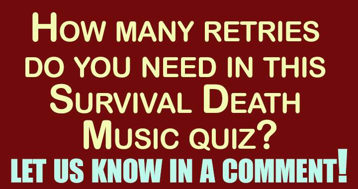 Sudden Death Music Quiz