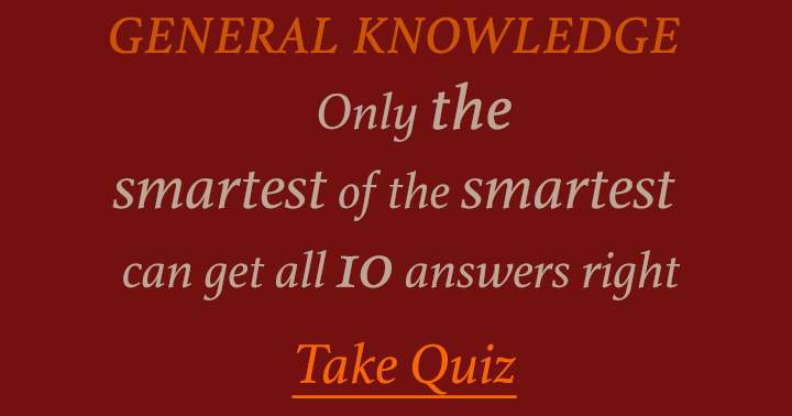 General Knowledge Quiz