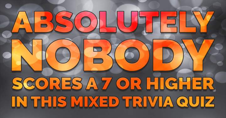 Mixed Trivia Quiz