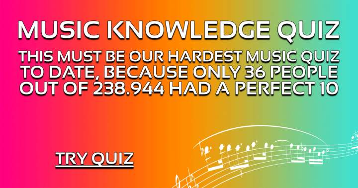 Music Knowledge Quiz