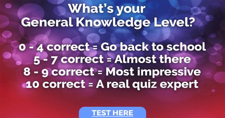 General Knowledge Test