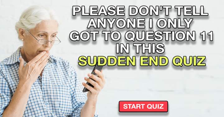 Mixed Sudden End Quiz