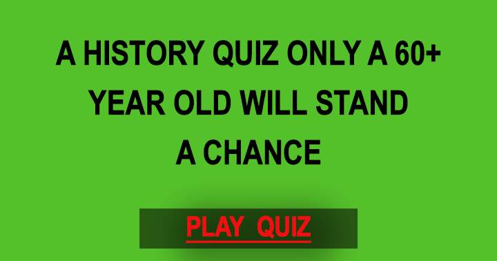 Are you old enough to stand a chance? 