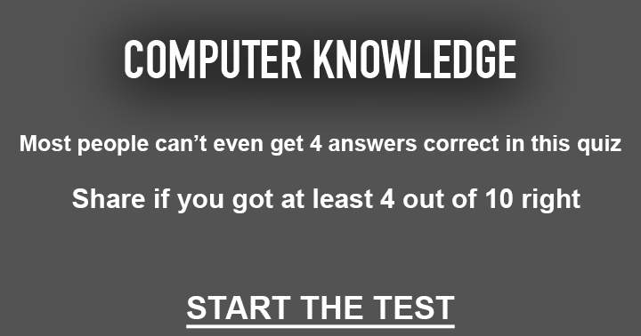 Most ppl can't answer these 10 questions about computers, only real nerds don't fail