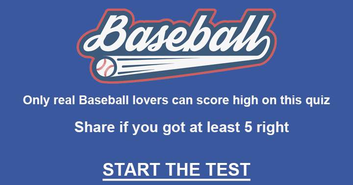 10 questions for all the Baseball lovers