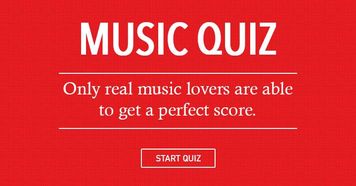 Are you a real music lover?