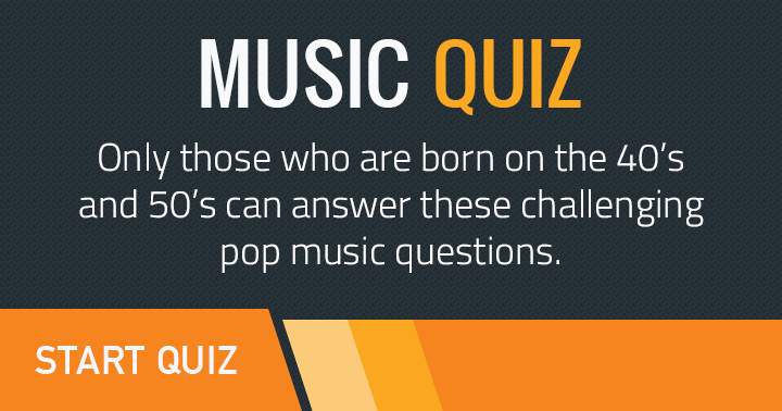 Challenging Music Quiz!