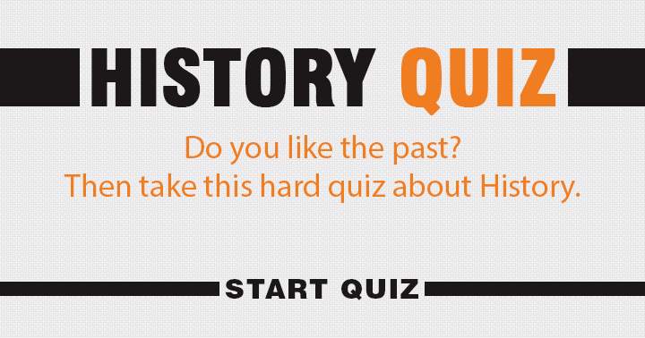 Do you like the past? Then this is a quiz for you!